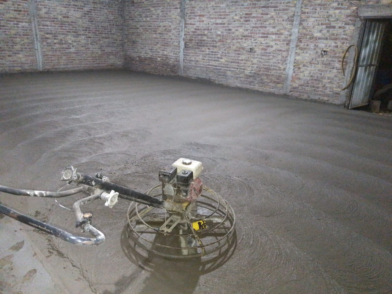 Obra de piso terminada